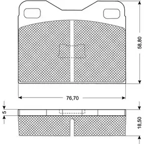 Тормозные колодки, дисковые, комплект PROCODIS FRANCE HP6Y2 PF1012 1270193544 1 EMAJUQ изображение 0
