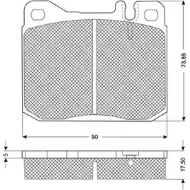 Тормозные колодки, дисковые, комплект PROCODIS FRANCE 1270194748 7C1CXG4 PF10222 9 XBZLVN изображение 0