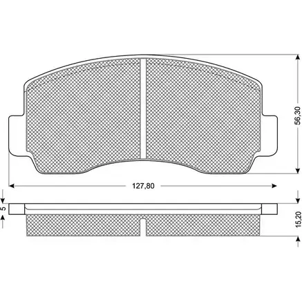 Тормозные колодки, дисковые, комплект PROCODIS FRANCE TQ CMFK 0W39FR PF1145 1270199544