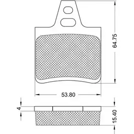 Тормозные колодки, дисковые, комплект PROCODIS FRANCE PF1206 YMETZX 1270200940 HJLB2 G изображение 0