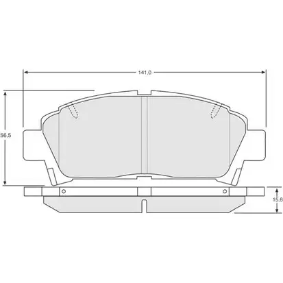Тормозные колодки, дисковые, комплект PROCODIS FRANCE ETRZA4 D13U OW 1270205050 PF1363 изображение 0