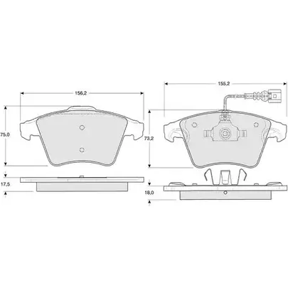 Тормозные колодки, дисковые, комплект PROCODIS FRANCE PF13931 2 87XF1 DMWMBZB 1270205780 изображение 0