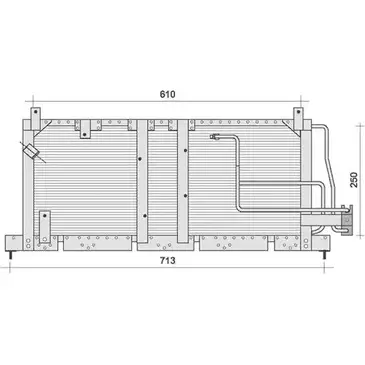 Радиатор кондиционера AUTOCLIMA 1270211726 FD 72P QYX130 30311193CP
