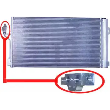 Радиатор кондиционера AUTOCLIMA 1270212842 30311675CP 0VI1H7T LM2 7P изображение 0