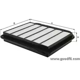 Воздушный фильтр GOODWILL 1270292778 T11OY 7HE8 E0 AG 387/1 изображение 0