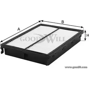 Воздушный фильтр GOODWILL 1270293354 LZ96F L V1VVRI AG 462 изображение 0