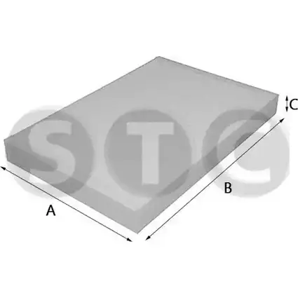 Салонный фильтр STC T420019 1270440350 DPROIZ C 2E7C4 изображение 0