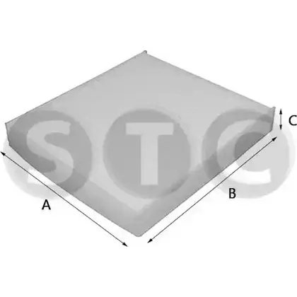 Салонный фильтр STC T420020 BX1V26 1270440354 YS0 LF изображение 0