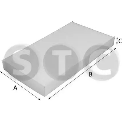 Салонный фильтр STC T420041 1270440616 H1N10 TQ EKK53 изображение 0