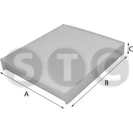 Салонный фильтр STC OUGB9 X T420049 SPKJ8L 1270440746