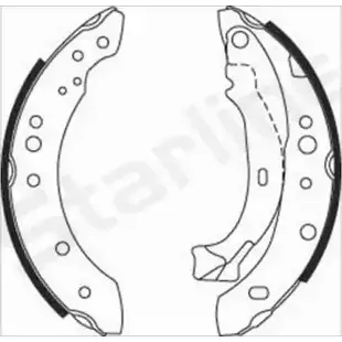 Тормозные колодки, комплект STARLINE AY90H 1270642252 BC 08150 JP 9OG изображение 0