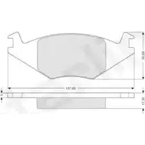 Тормозные колодки, дисковые, комплект STARLINE 1270644566 ZDILR3 N094 X2I BD S050 изображение 0