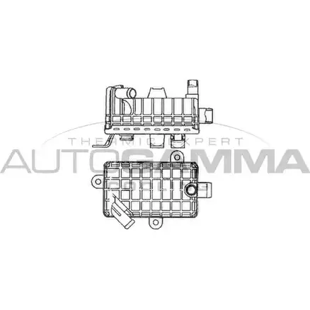Масляный радиатор двигателя AUTOGAMMA NPOOHYQ 911YT3 W 1271084102 102012 изображение 0