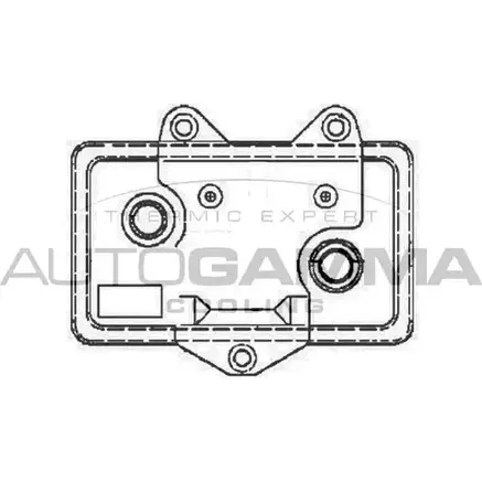 Масляный радиатор двигателя AUTOGAMMA 104631 1271097358 90CO9 IH7H Q4 изображение 0
