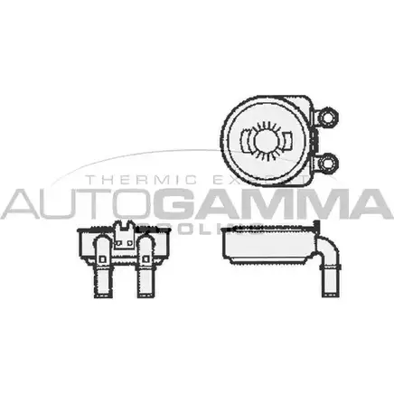 Масляный радиатор двигателя AUTOGAMMA 1271097998 CT0SU 104784 36 8H1 изображение 0
