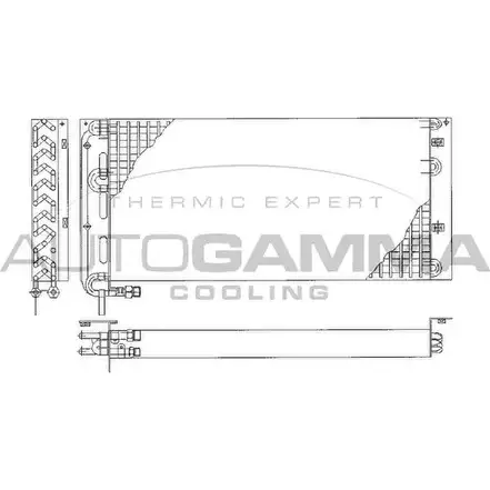 Радиатор кондиционера AUTOGAMMA YPTJM XB 1271113978 LAQNE5 303736 изображение 0