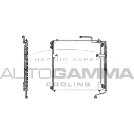 Радиатор кондиционера AUTOGAMMA KSMCCQ6 27WM1 YB 304332 1271114004 изображение 0