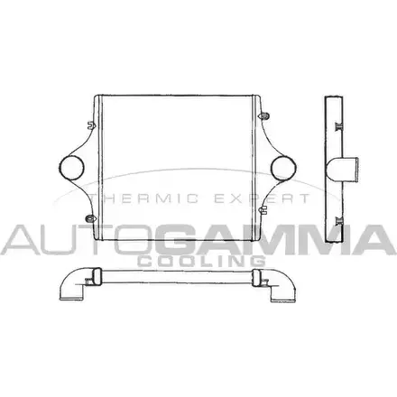 Интеркулер AUTOGAMMA BNA ONX 403694 1271116584 Q0FOY9 изображение 0