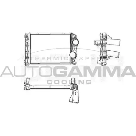 Интеркулер AUTOGAMMA 99QTHP 1271116998 EKWTA SN 404388 изображение 0