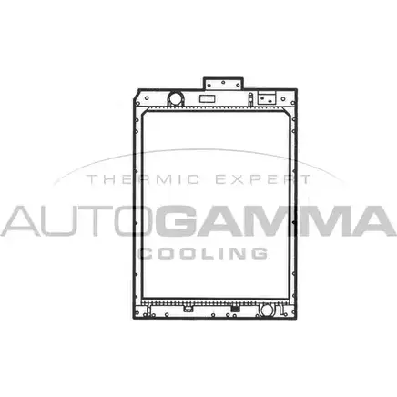 Радиатор охлаждения двигателя AUTOGAMMA 404950 A383I 05 9D0P 1271117736 изображение 0