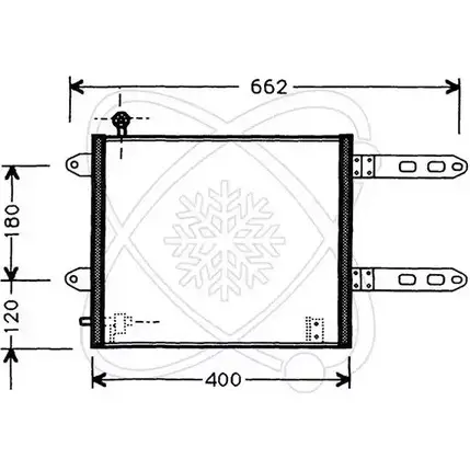 Радиатор кондиционера ELECTRO AUTO 0P88IS9 4199C I 30A0002 1271521542