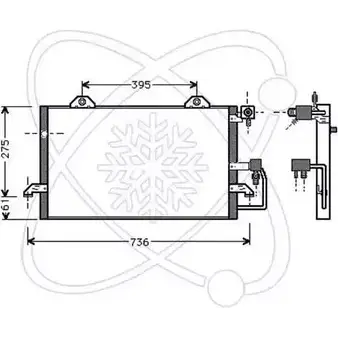 Радиатор кондиционера ELECTRO AUTO UYHW8W ZCG3U ZS 30B0029 1271522130 изображение 0