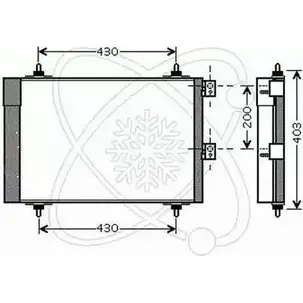 Радиатор кондиционера ELECTRO AUTO JDJEH J 30C0061 1271522830 1REYXQ8 изображение 0