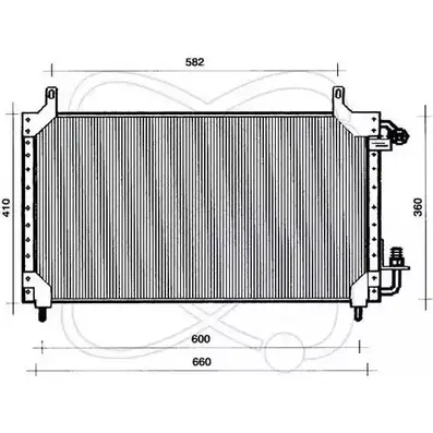 Радиатор кондиционера ELECTRO AUTO 5CL35 XVO6 VB 1271523046 30D0016 изображение 0