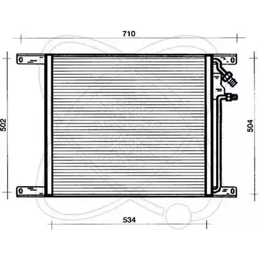 Радиатор кондиционера ELECTRO AUTO 1271523062 XYTWGL9 30D0021 R8WGG P изображение 0