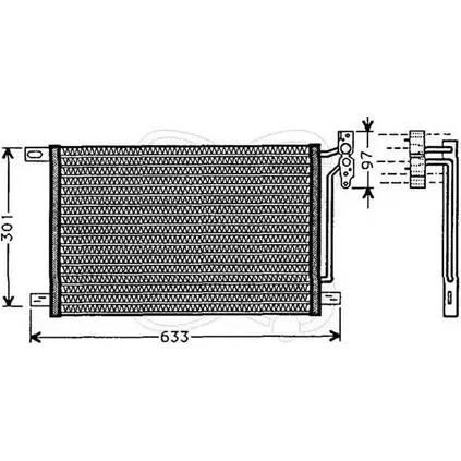 Радиатор кондиционера ELECTRO AUTO 30E0012 MWFIDC 1271523184 GD CRR9 изображение 0