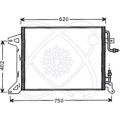 Радиатор кондиционера ELECTRO AUTO XE0 FSHV 1271523294 LI8AO 30F0016 изображение 0