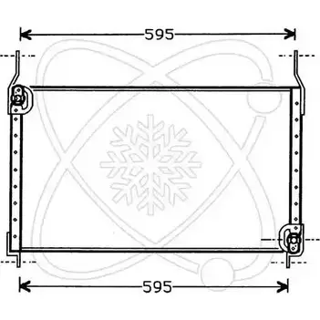 Радиатор кондиционера ELECTRO AUTO 30F0018 3KFJAU Z9D CYQ 1271523306