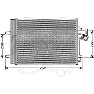 Радиатор кондиционера ELECTRO AUTO 30G0044 1271524152 OHJ6VEE 9R6S W8D изображение 0