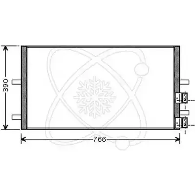 Радиатор кондиционера ELECTRO AUTO 30G0047 LEQ4CNK K DCQM 1271524236 изображение 0