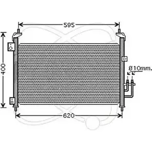 Радиатор кондиционера ELECTRO AUTO 1271524258 UPT3ET S U9WF 30H0017 изображение 0