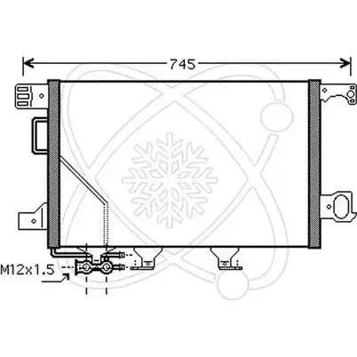 Радиатор кондиционера ELECTRO AUTO TBUST PU R3R 1271524654 30M0107 изображение 0