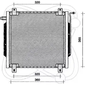 Радиатор кондиционера ELECTRO AUTO 53IHK 1271525374 SH3E G 30R0038 изображение 0