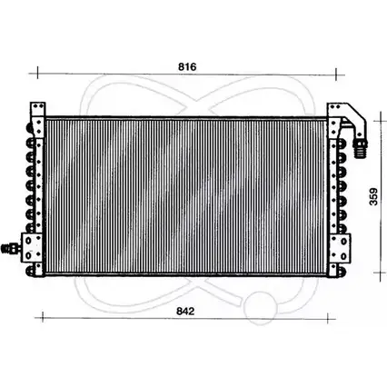 Радиатор кондиционера ELECTRO AUTO 1271525872 IR5O8 30X0018 QZU SV изображение 0