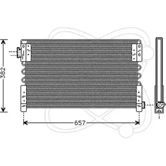 Радиатор кондиционера ELECTRO AUTO ATS1R 30X0023 DXZ1 S 1271525904 изображение 0