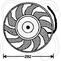 Вентилятор радиатора двигателя ELECTRO AUTO 1271526092 L3 22P 32VB001 G0S5NE изображение 0