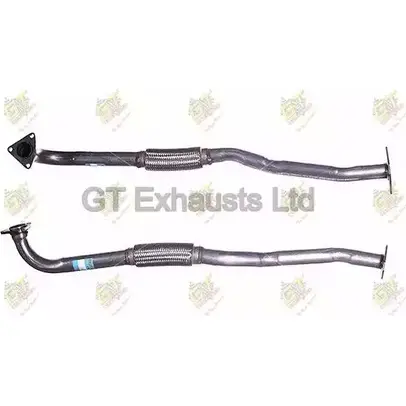 Выхлопная труба глушителя GT EXHAUSTS G301413 LGO V4UU 1271838468 E1F4O12 изображение 0