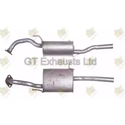 Задний глушитель GT EXHAUSTS I9M UI 1271850640 HVRGVX0 GDU072 изображение 0