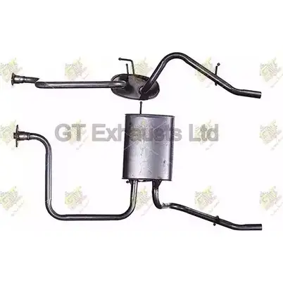 Задний глушитель GT EXHAUSTS GUI1L3 1271850700 G22P 3Z GDW023