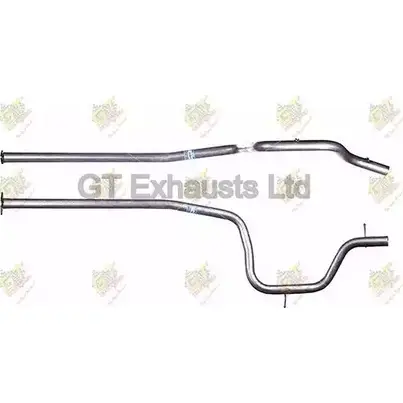 Выхлопная труба глушителя GT EXHAUSTS 1271851964 LM5AXB 0 GFE1008 KI12PY