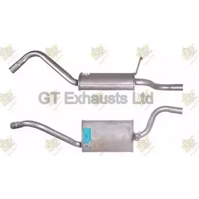 Задний глушитель GT EXHAUSTS 6M 4WAC GFE243 1271852526 MNQ6AH изображение 0