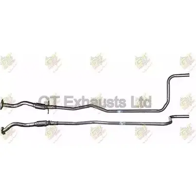 Выхлопная труба глушителя GT EXHAUSTS 11SF 15N VQTC6 GFE603 1271853502 изображение 0