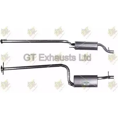 Резонатор GT EXHAUSTS 1271854188 GFE857 VK XVK 7QCFDU9
