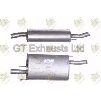 Задний глушитель GT EXHAUSTS F2 D5BA4 1271854194 BCD9DM GFE862 изображение 0