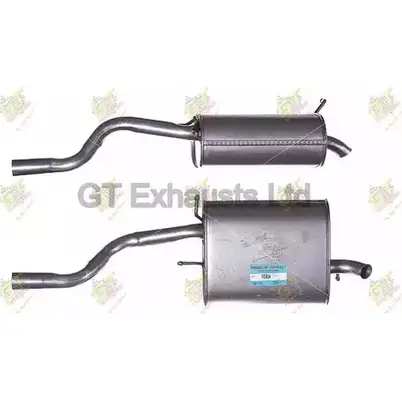 Задний глушитель GT EXHAUSTS 3148 IE GFE934 2MZOR 1271854410 изображение 0