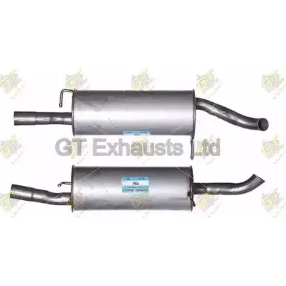 Задний глушитель GT EXHAUSTS QODQT 1271854584 GFE967 3ZE7S 9 изображение 0